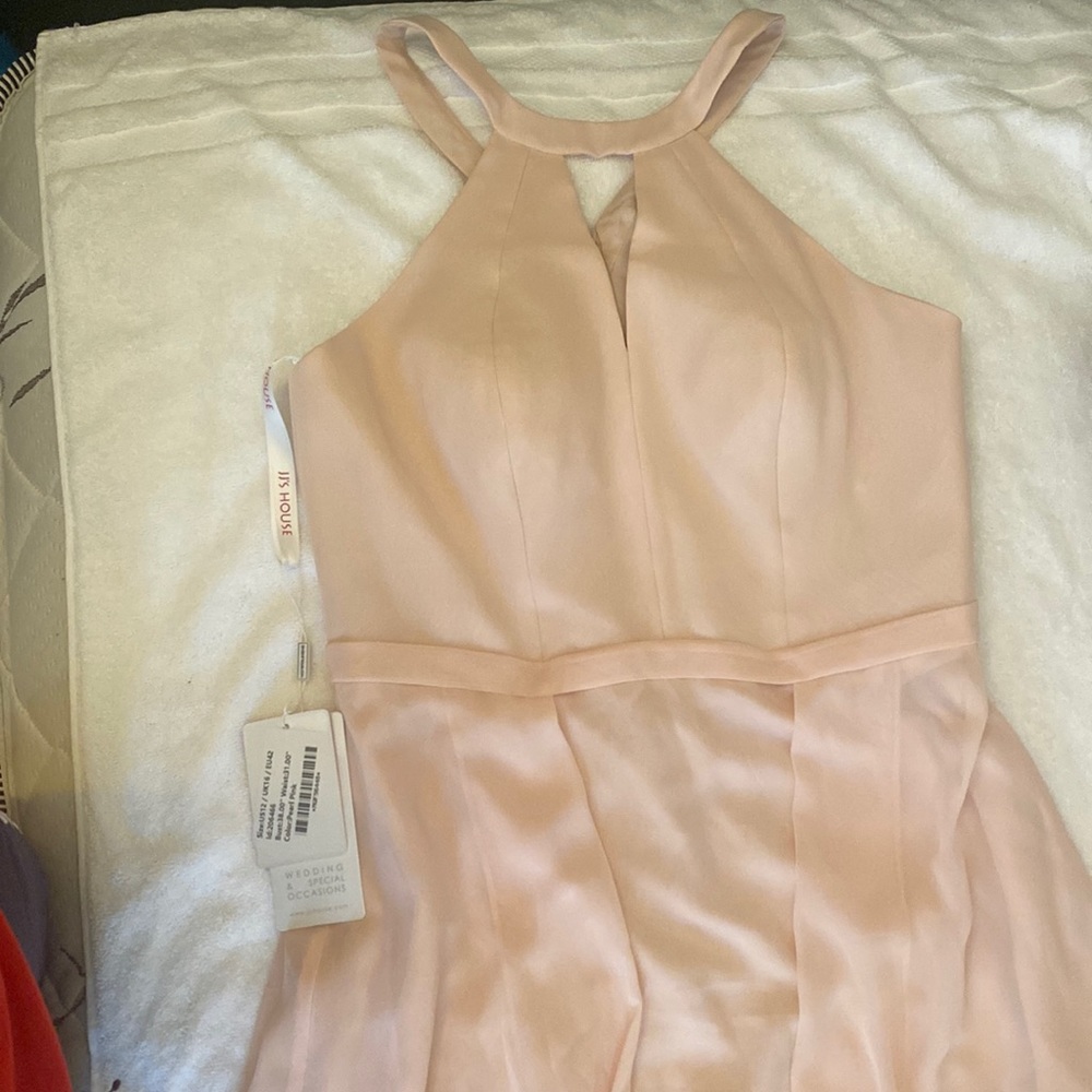 Bridesmaids dress pearl pink